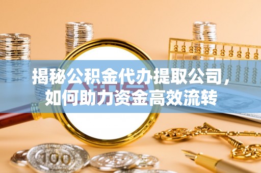 平陆揭秘公积金代办提取公司，如何助力资金高效流转