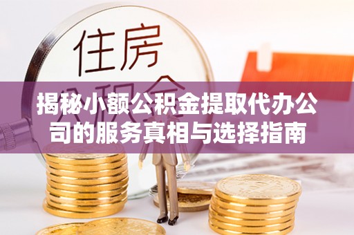 平陆揭秘小额公积金提取代办公司的服务真相与选择指南