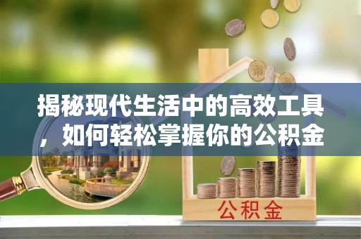 平陆揭秘现代生活中的高效工具，如何轻松掌握你的公积金查询方式