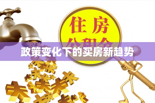 平陆政策变化下的买房新趋势