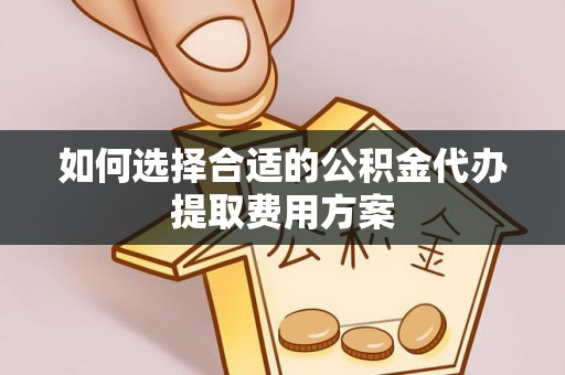 平陆如何选择合适的公积金代办提取费用方案